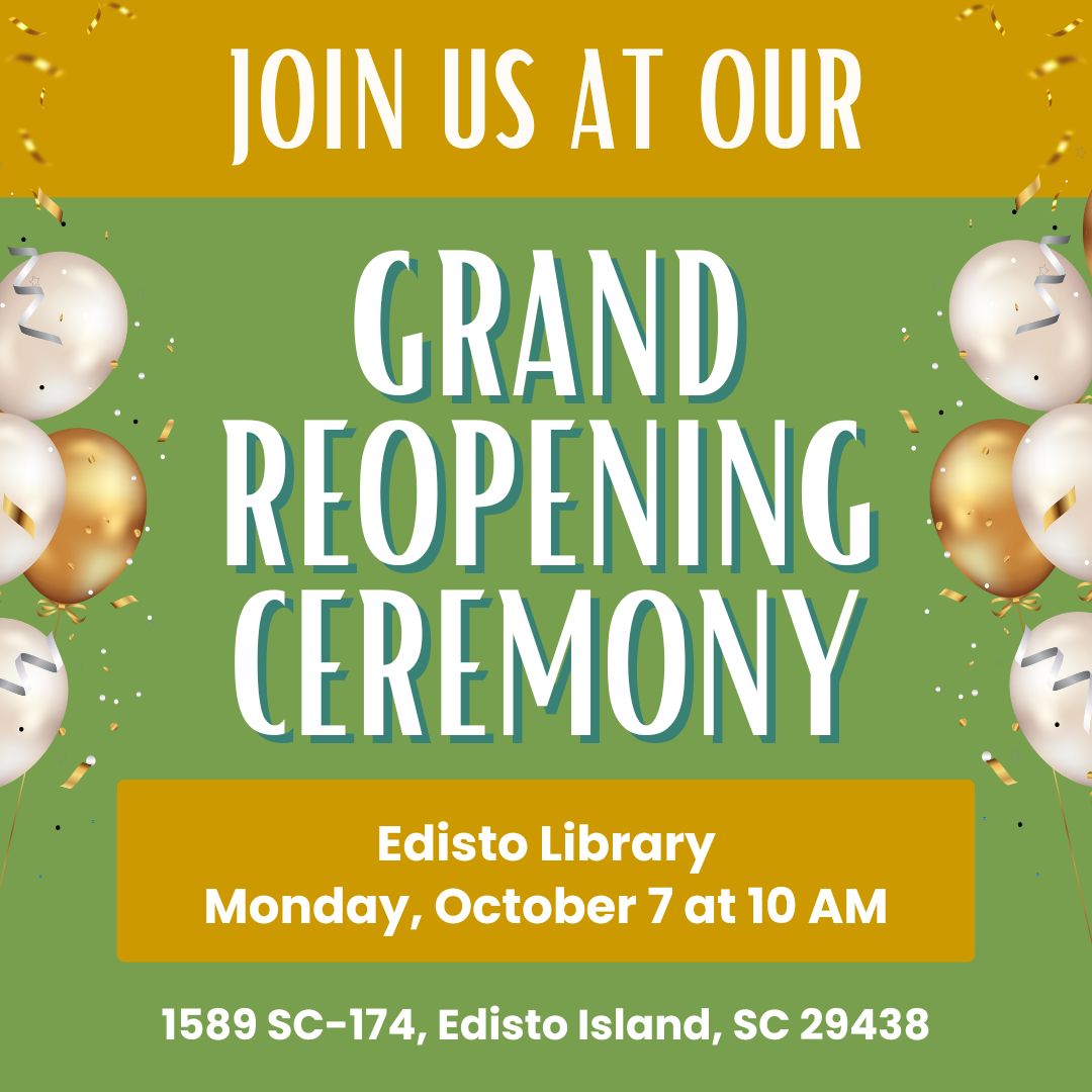 Newly Renovated Edisto Library to Reopen 