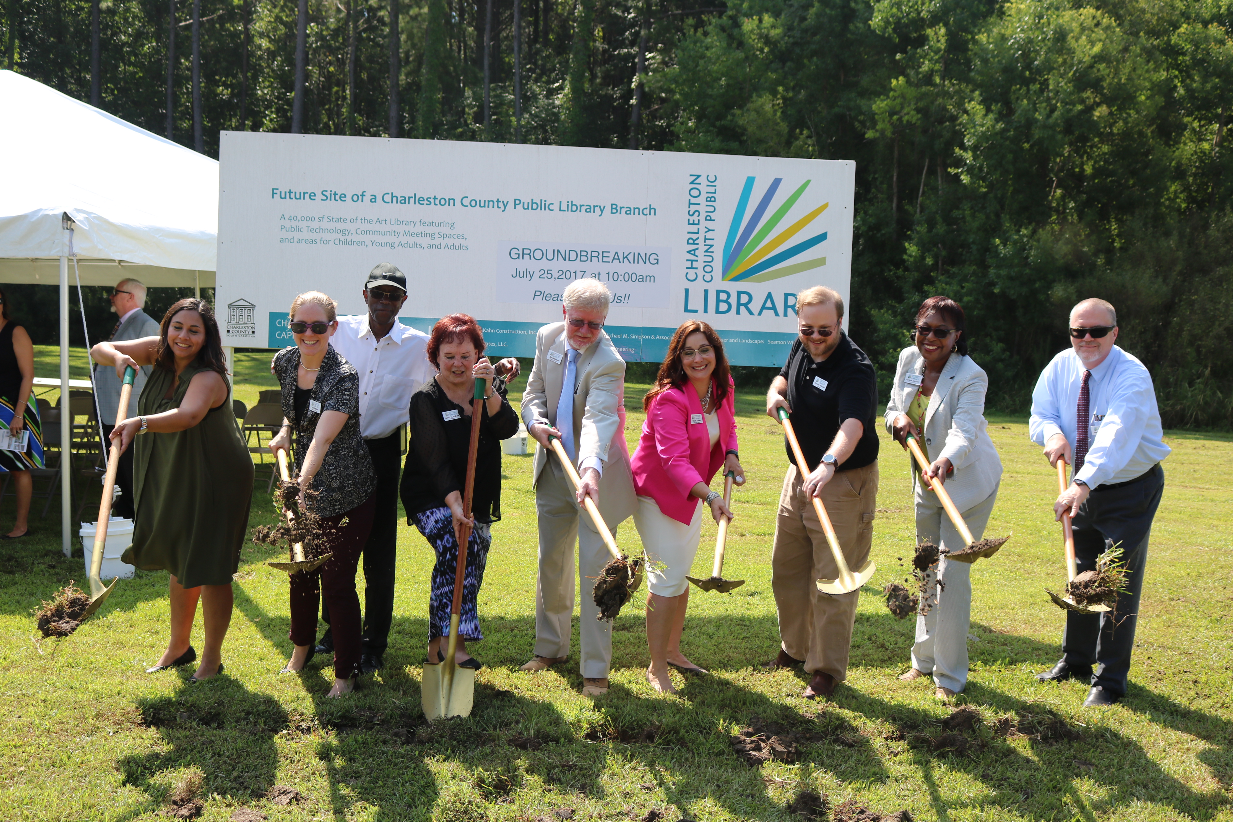 CCPL, government officials break ground on Wando Mount Pleasant Library 