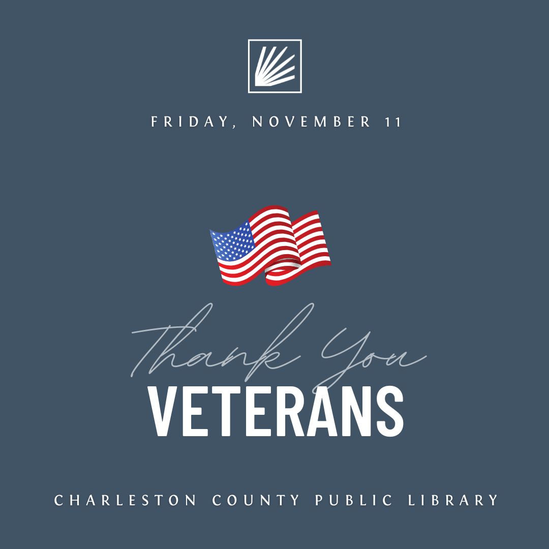 CCPL will be closed for Veterans Day 
